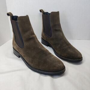 Thursday Boot Company Duchess Weathersafe Suede Handcrafted Chelsea Boots 7